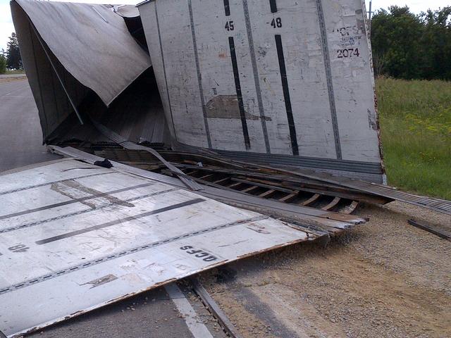 MVC on Hwy 20 at the IOCO Truck Stop 06.28.2013